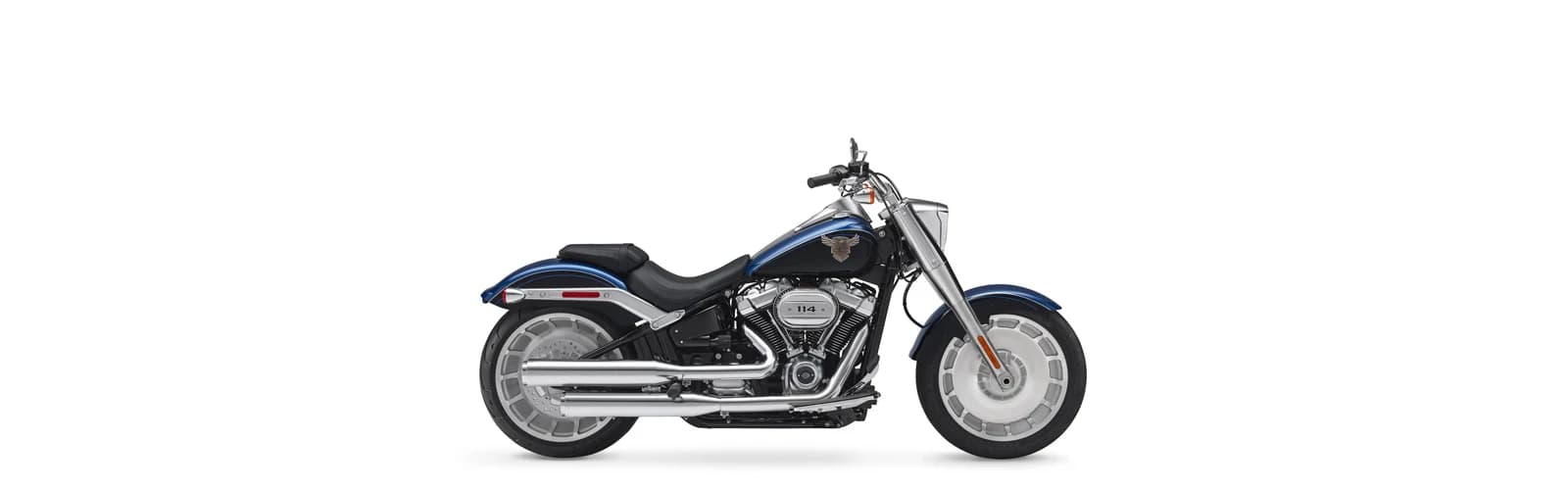 Harley-Davidson Fat Boy 114 115th Anniversary ANV — Legend Blue / Vivid Black — ANV — Legend Blue / Vivid Black — 2018