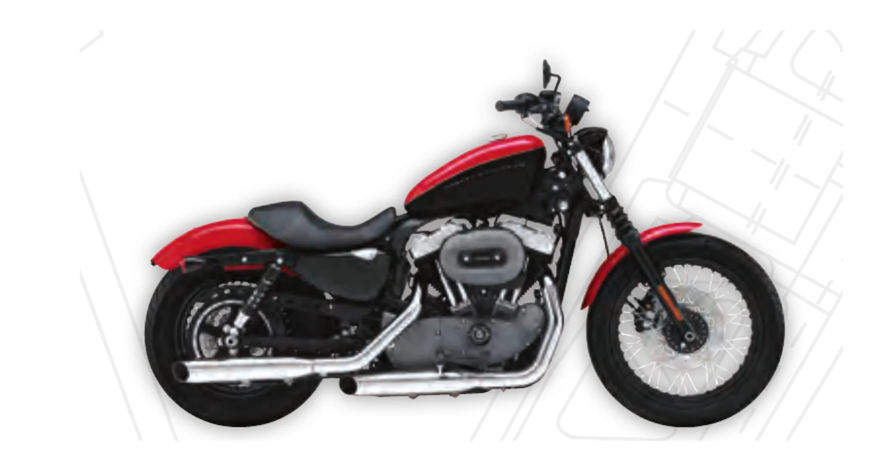 Harley-Davidson 1200 Nightster — Standard — 2007–2012
