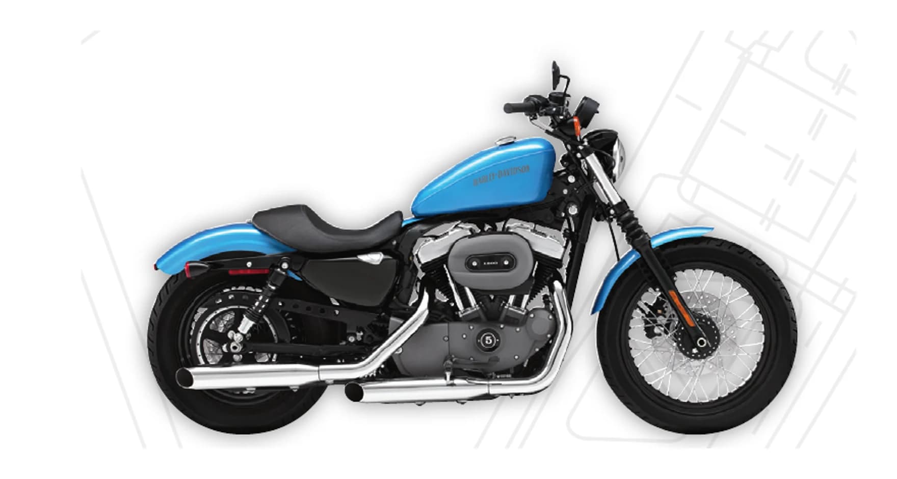 Harley-Davidson 1200 Nightster — Standard — 2007–2012