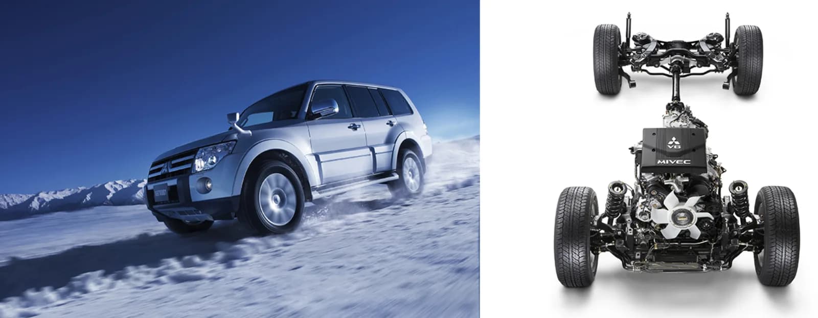 Mitsubishi Pajero (NX, 4th gen) GLX / GLS / Exceed 4x4 — 2015–2021